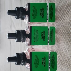 3 SANTA'S WORKSHOP Wallflowers Fragrance Refill - Bath & Body Works